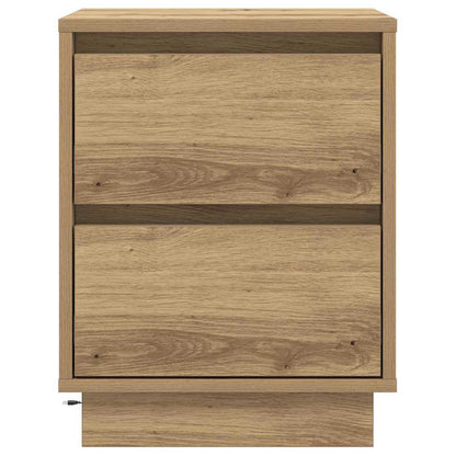 vidaXL Bedside Cabinet Artisan Oak 39 x 34.5 x 50 cm Engineered wood