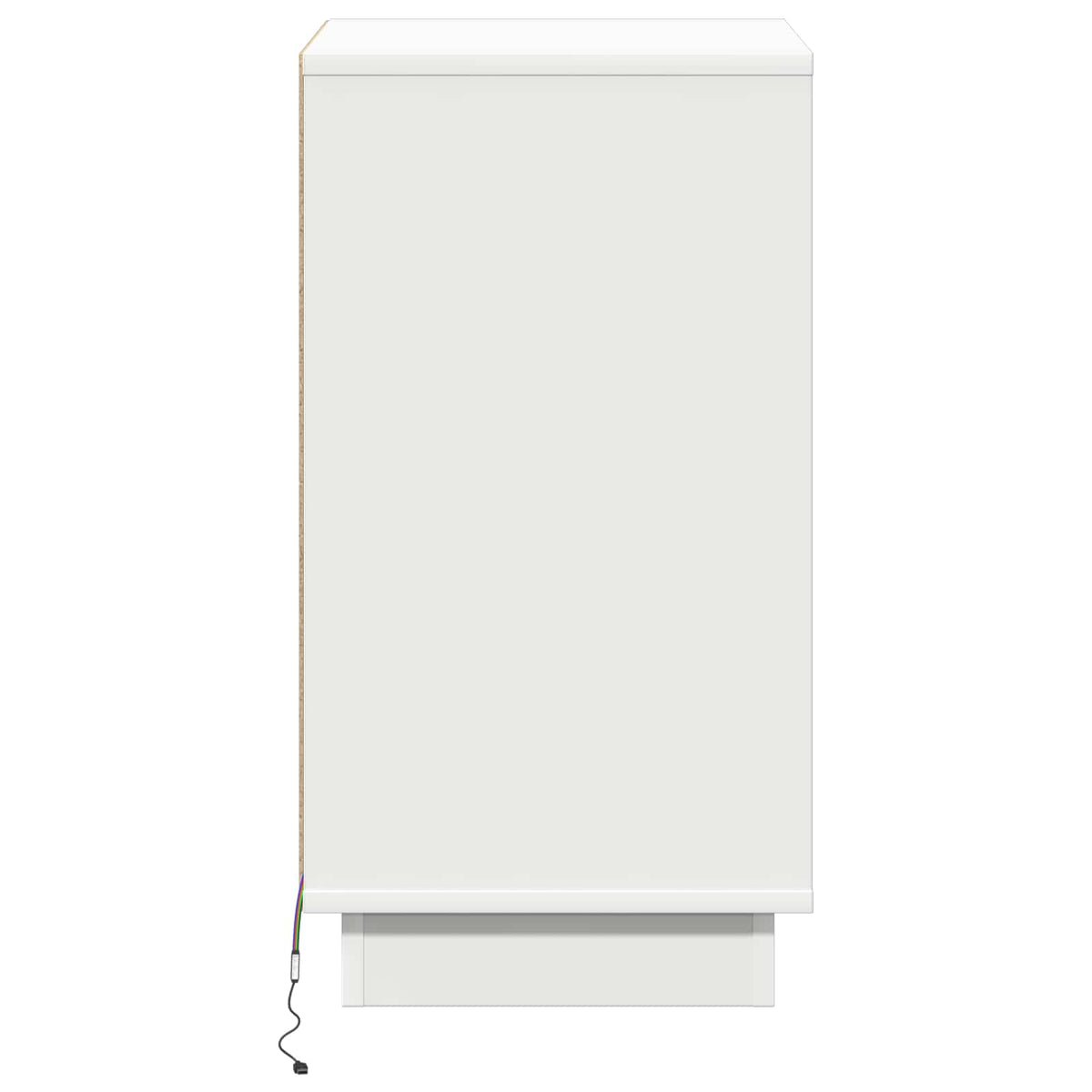 vidaXL Bedside Cabinet White 39 x 34.5 x 65 cm Engineered wood