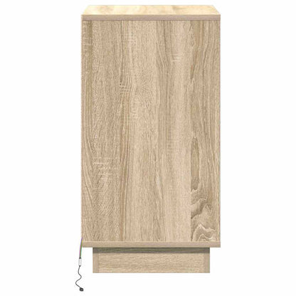 vidaXL Bedside Cabinet Sonoma Oak 39 x 34.5 x 65 cm Engineered wood