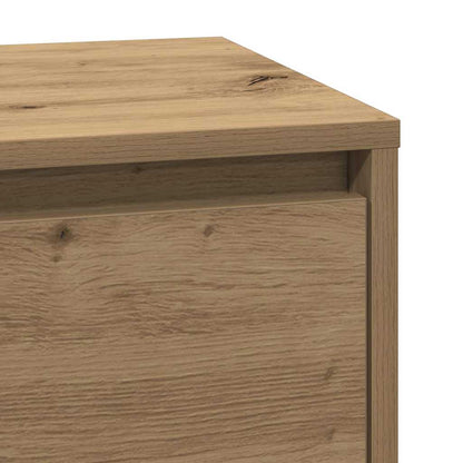 vidaXL Bedside Cabinet Artisan Oak 39 x 34.5 x 65 cm Engineered wood