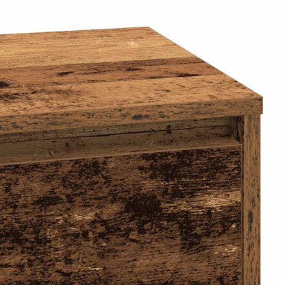 vidaXL Bedside Cabinet Old Wood 71 x 34.5 x 75 cm Engineered wood