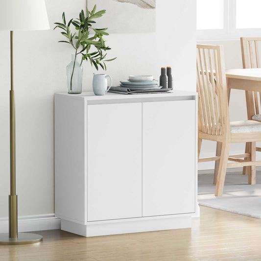 vidaXL LED Sideboard for White 71 x 34.5 x 75 cm Engineered Wood