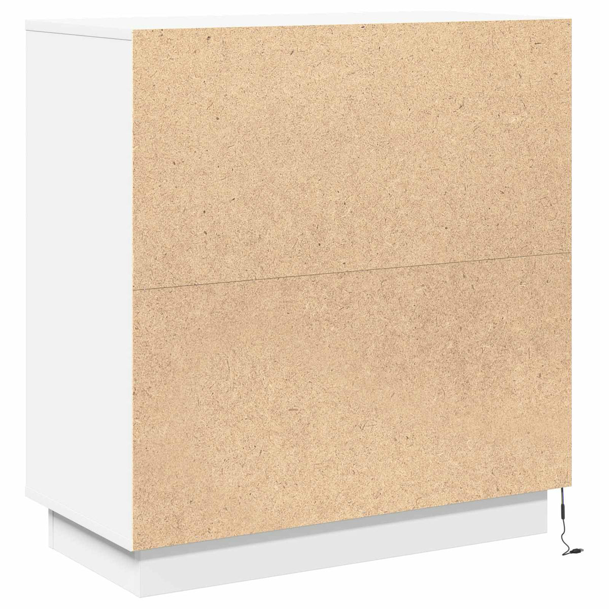 vidaXL LED Sideboard White 71 x 34.5 x 75 cm Engineered Wood