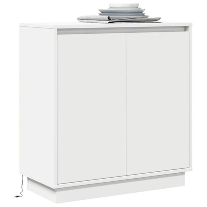 vidaXL LED Sideboard for White 71 x 34.5 x 75 cm Engineered Wood