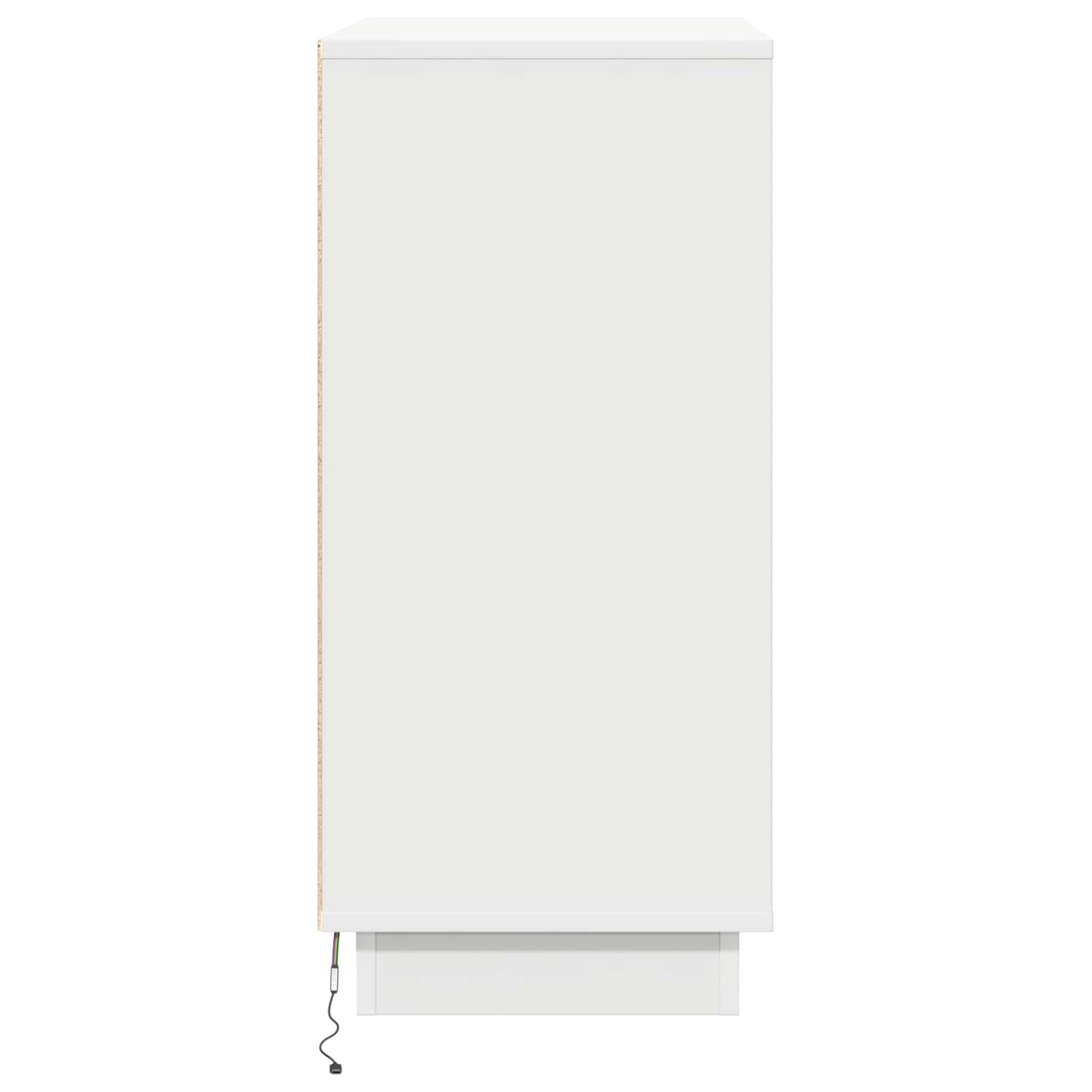 vidaXL LED Sideboard for White 71 x 34.5 x 75 cm Engineered Wood