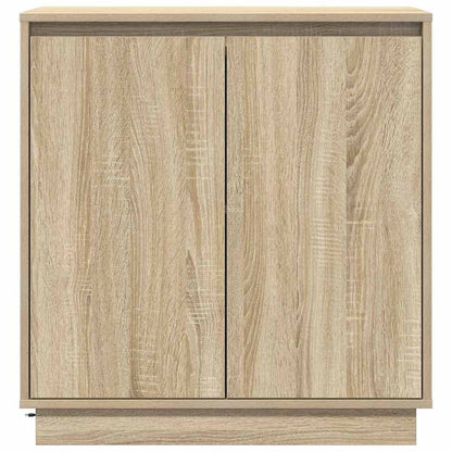 vidaXL LED Sideboard for Sonoma Oak 71 x 34.5 x 75 cm Engineered Wood
