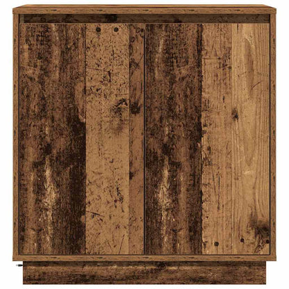 vidaXL LED Sideboard for Old Wood 71 x 34.5 x 75 cm Engineered Wood