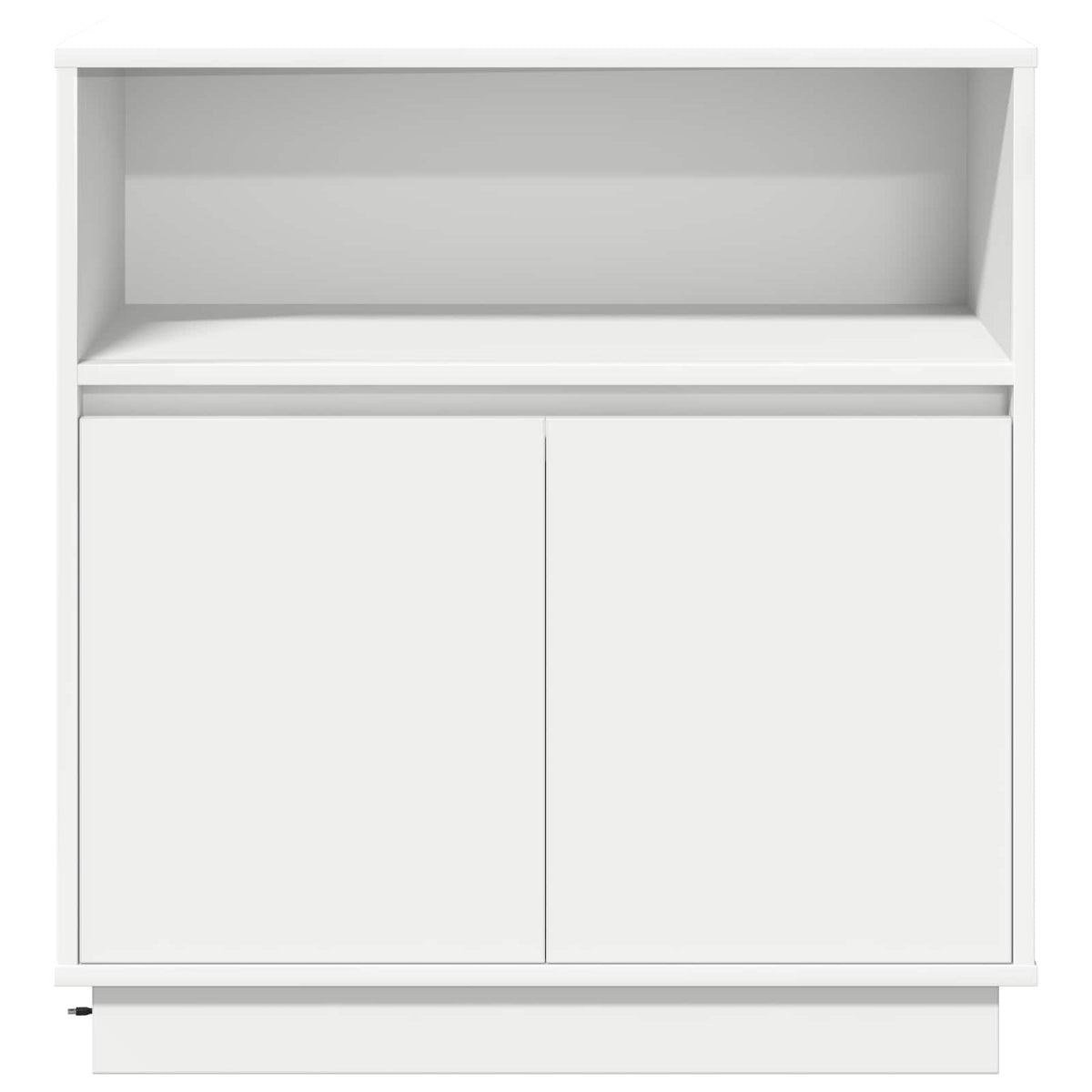 vidaXL LED Sideboard White 71 x 34.5 x 75 cm Engineered Wood