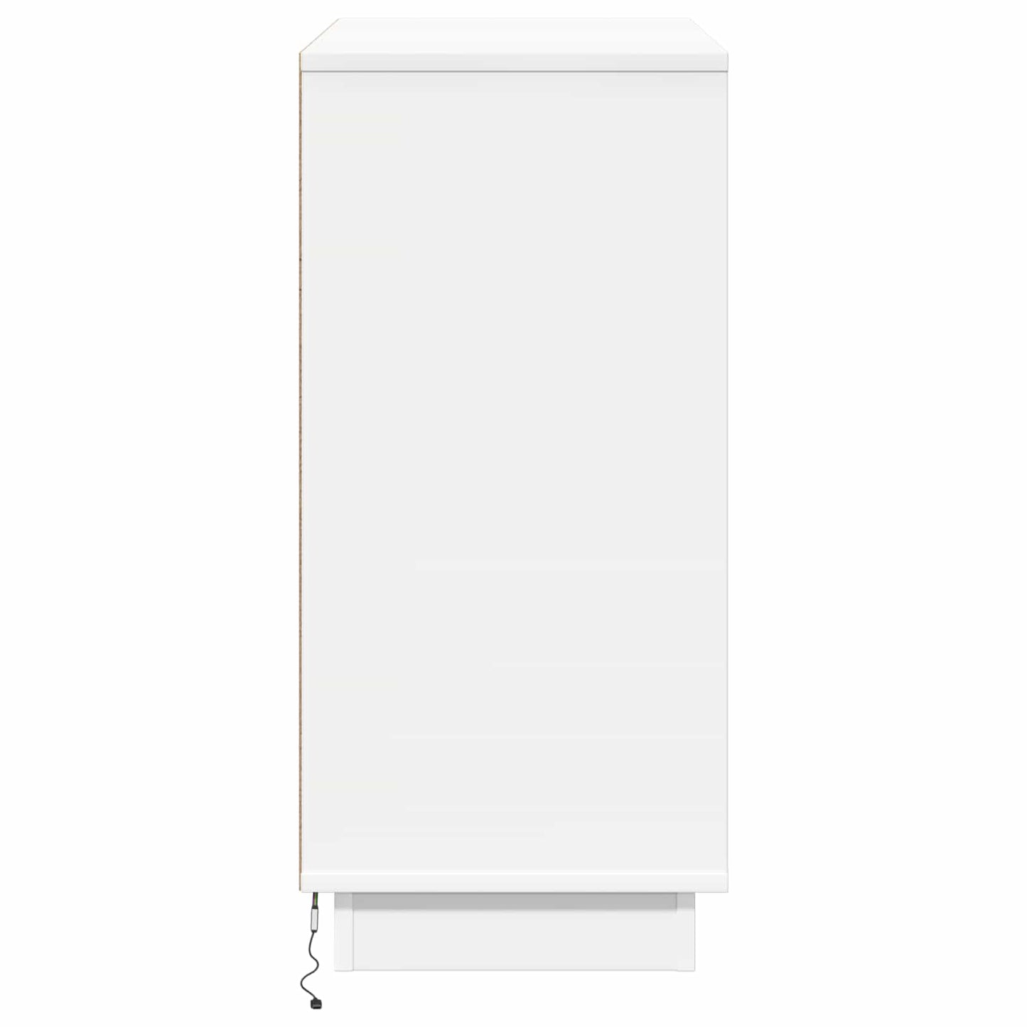 vidaXL LED Sideboard White 71 x 34.5 x 75 cm Engineered Wood