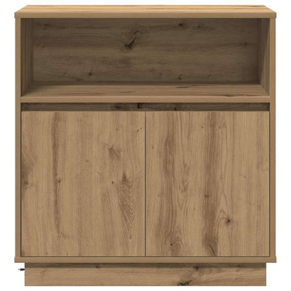vidaXL LED Sideboard Artisan Oak 71 x 34.5 x 75 cm Engineered Wood