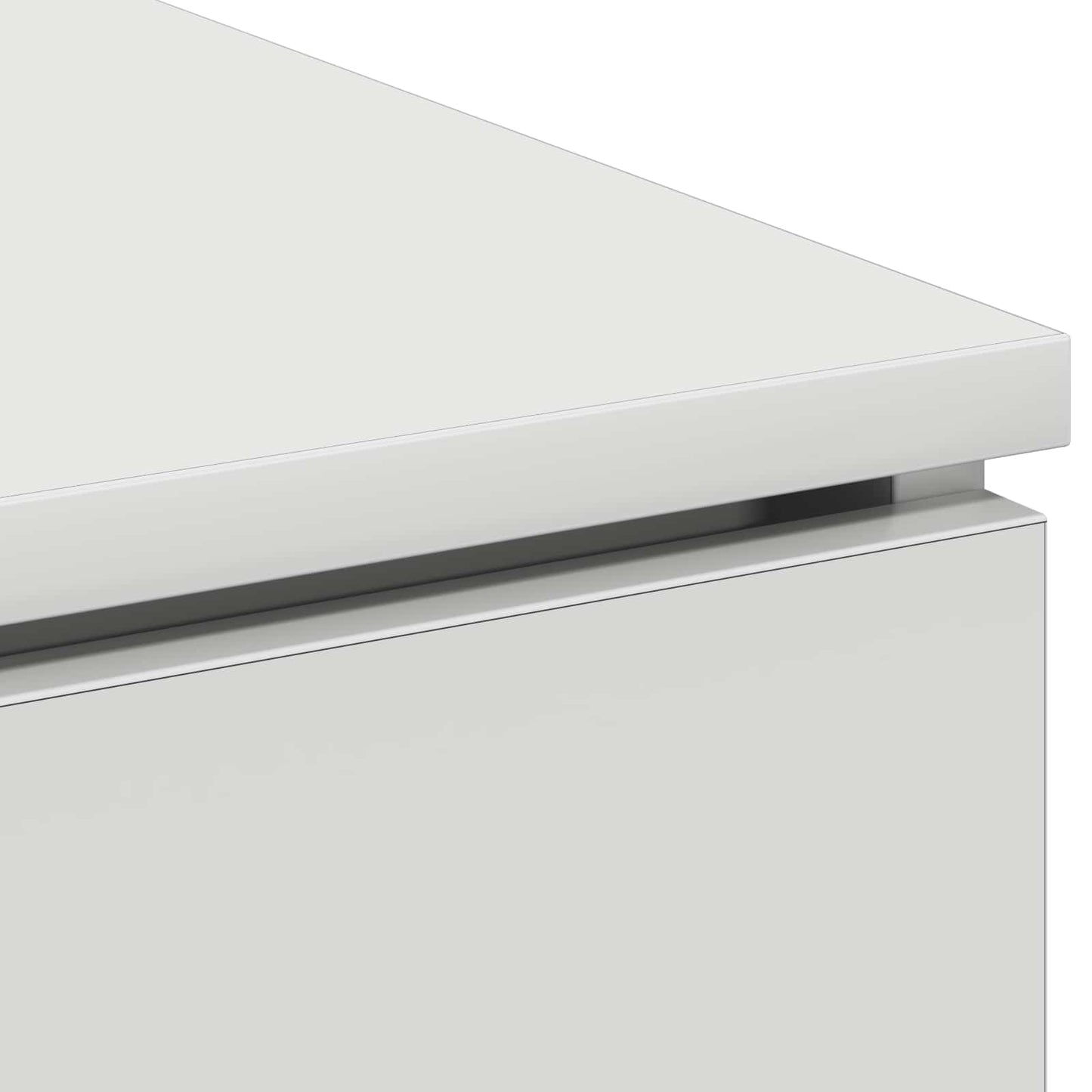 vidaXL TV Cabinet 100 x 38 x 49 cm White Engineered Wood