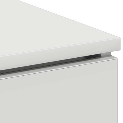 vidaXL TV Cabinet 100 x 38 x 49 cm White Engineered Wood