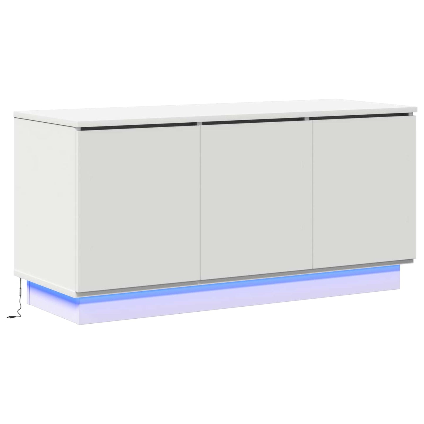 vidaXL TV Cabinet 100 x 38 x 49 cm White Engineered Wood