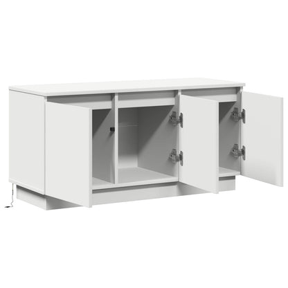 vidaXL TV Cabinet 100 x 38 x 49 cm White Engineered Wood