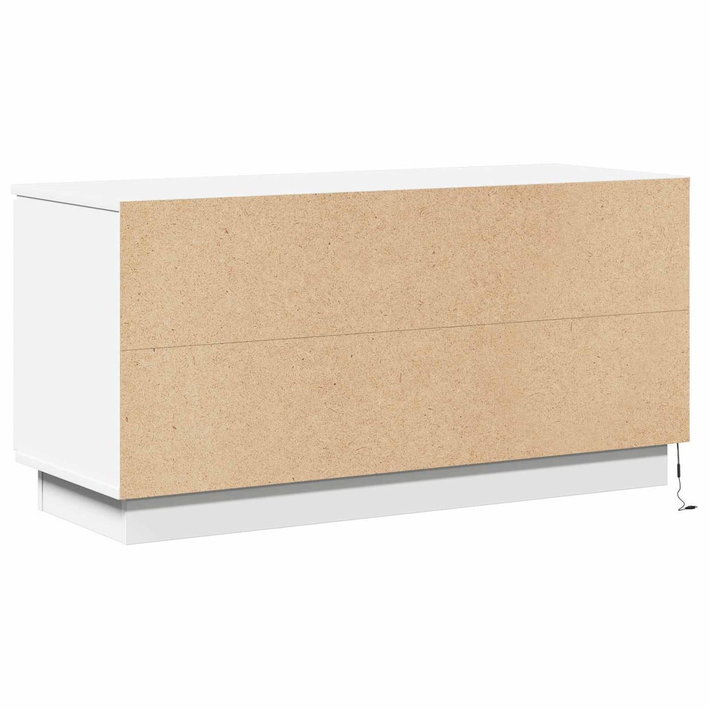vidaXL TV Cabinet 100 x 38 x 49 cm White Engineered Wood