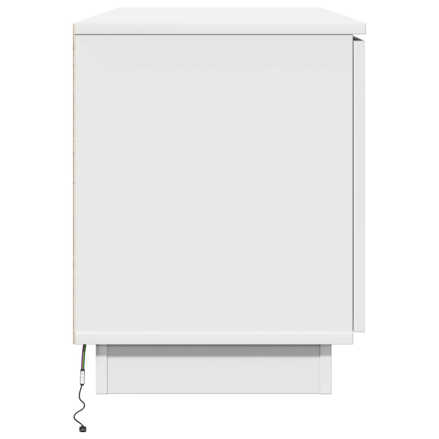 vidaXL TV Cabinet 100 x 38 x 49 cm White Engineered Wood