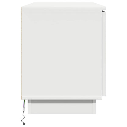 vidaXL TV Cabinet 100 x 38 x 49 cm White Engineered Wood