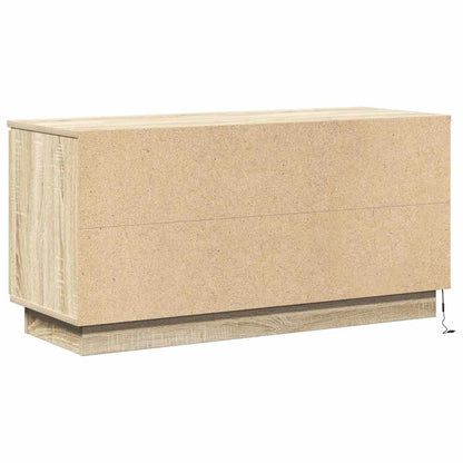 vidaXL TV Cabinet Sonoma Oak 100 x 38 x 49 cm Engineered Wood