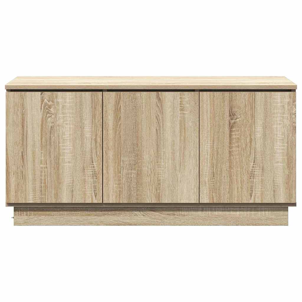 vidaXL TV Cabinet Sonoma Oak 100 x 38 x 49 cm Engineered Wood