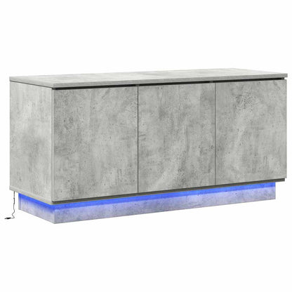 vidaXL TV Cabinet Concrete Grey 100 x 38 x 49 cm Engineered Wood