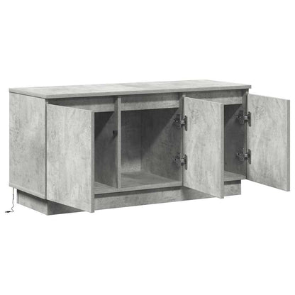 vidaXL TV Cabinet Concrete Grey 100 x 38 x 49 cm Engineered Wood