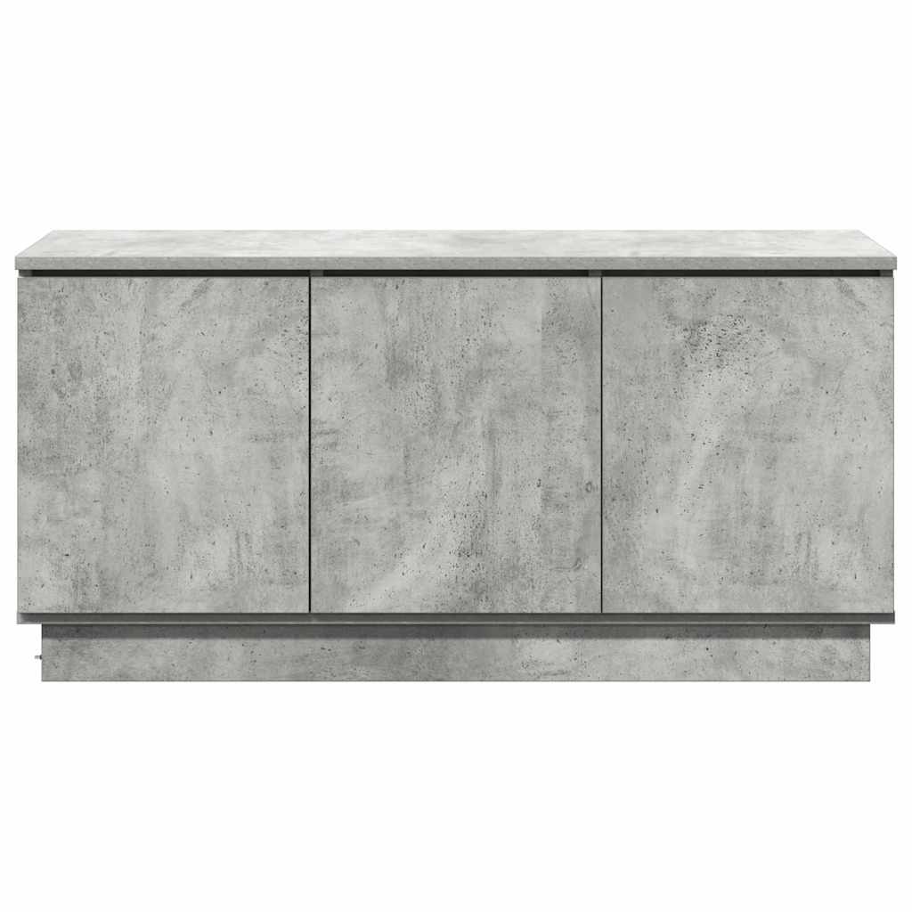 vidaXL TV Cabinet Concrete Grey 100 x 38 x 49 cm Engineered Wood