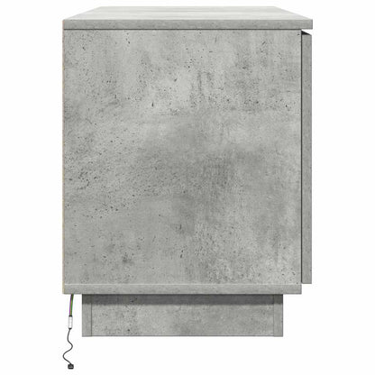 vidaXL TV Cabinet Concrete Grey 100 x 38 x 49 cm Engineered Wood