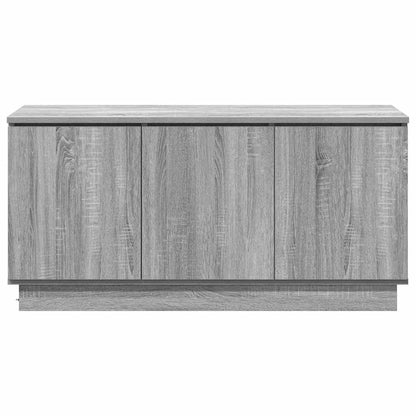 vidaXL TV Cabinet Grey Sonoma 100 x 38 x 49 cm Engineered Wood