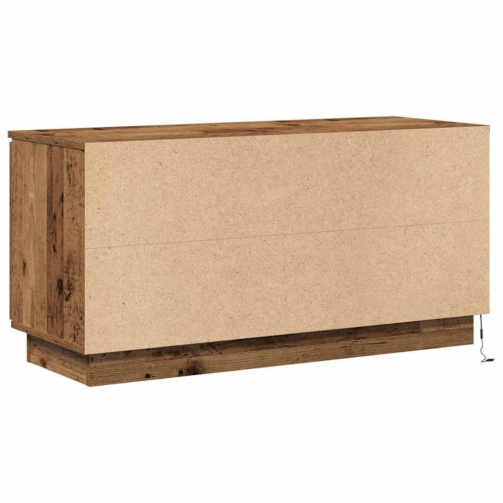 vidaXL TV Cabinet Old Wood 100 x 38 x 49 cm Engineered Wood