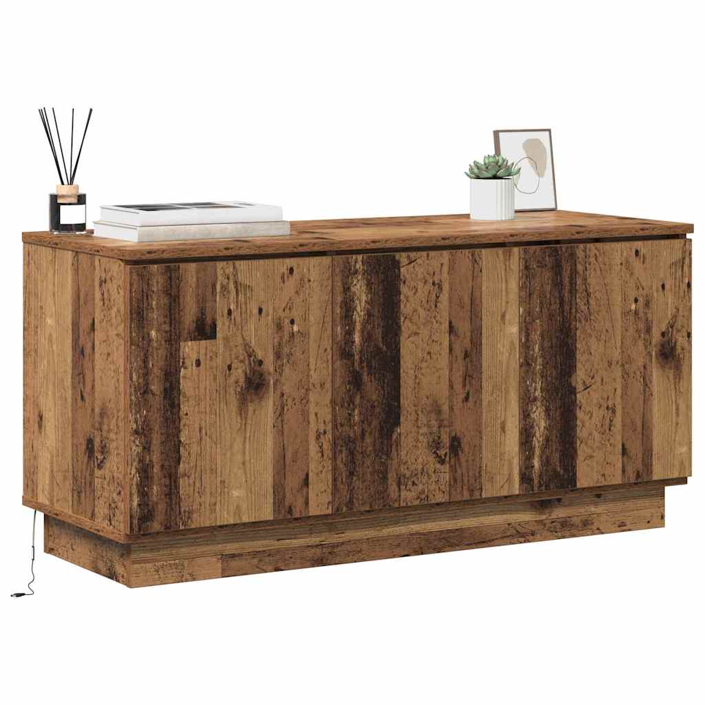 vidaXL TV Cabinet Old Wood 100 x 38 x 49 cm Engineered Wood