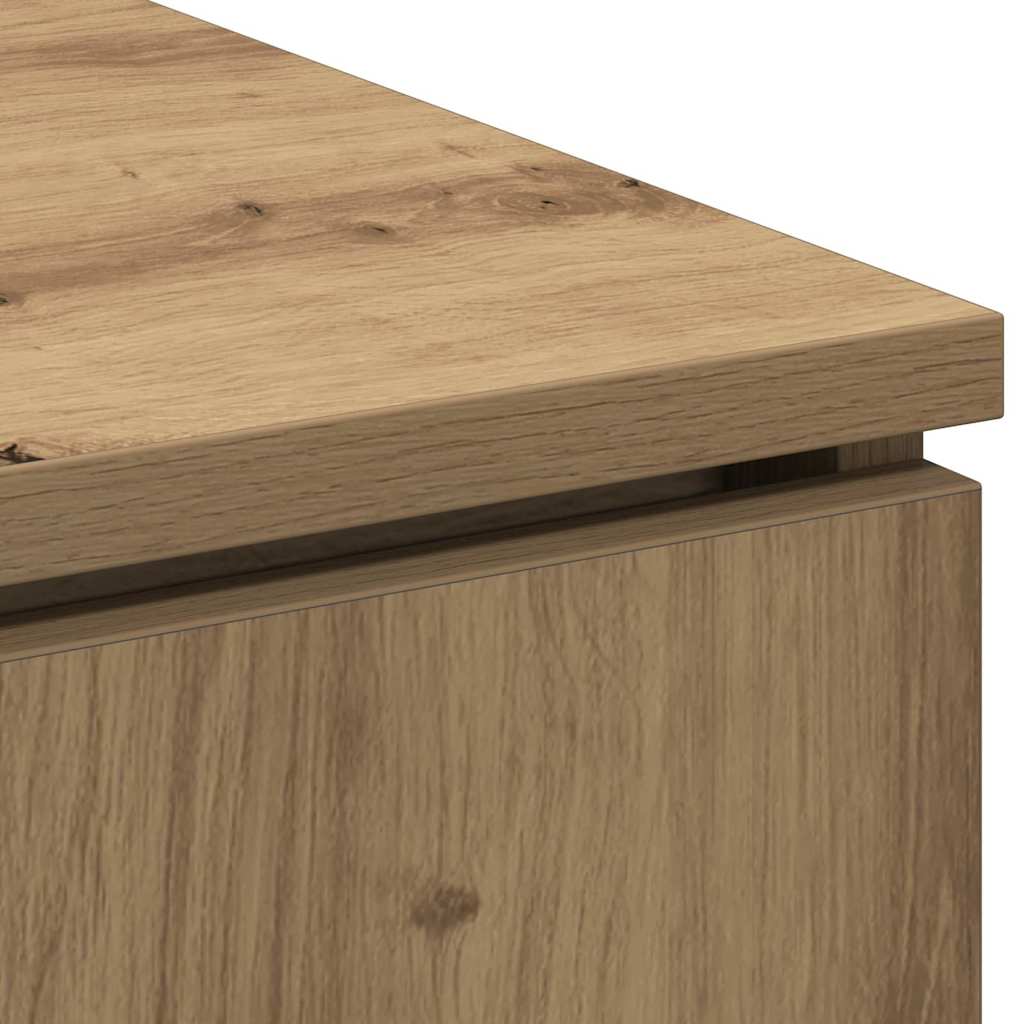 vidaXL TV Cabinet 100 x 38 x 49 cm Artisan Oak Engineered Wood