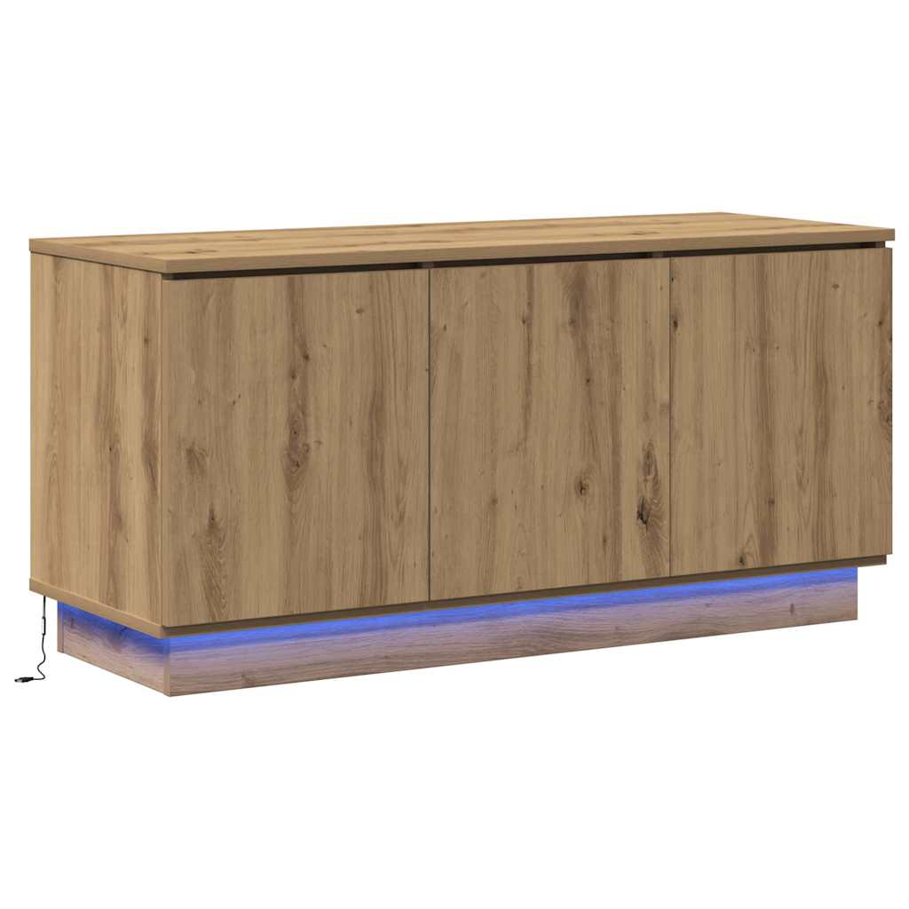 vidaXL TV Cabinet 100 x 38 x 49 cm Artisan Oak Engineered Wood