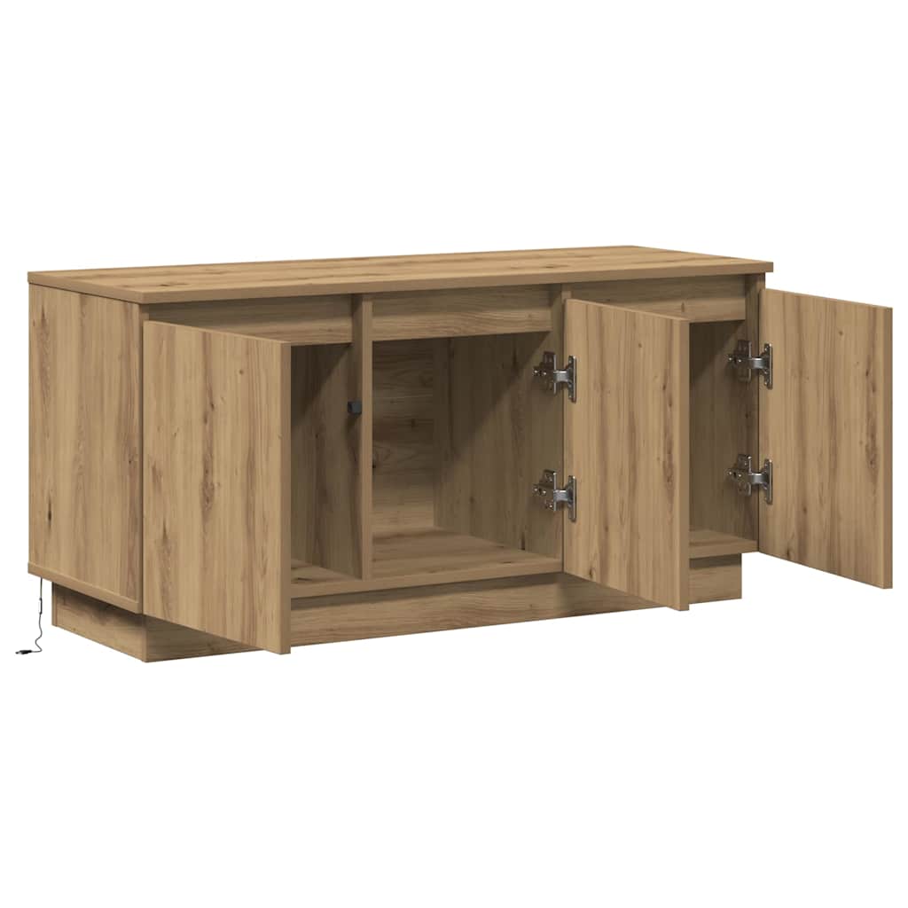 vidaXL TV Cabinet 100 x 38 x 49 cm Artisan Oak Engineered Wood