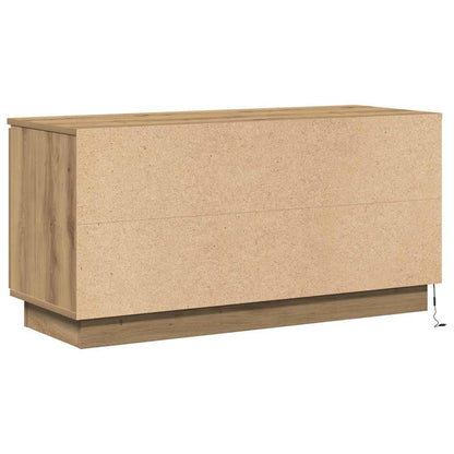 vidaXL TV Cabinet 100 x 38 x 49 cm Artisan Oak Engineered Wood