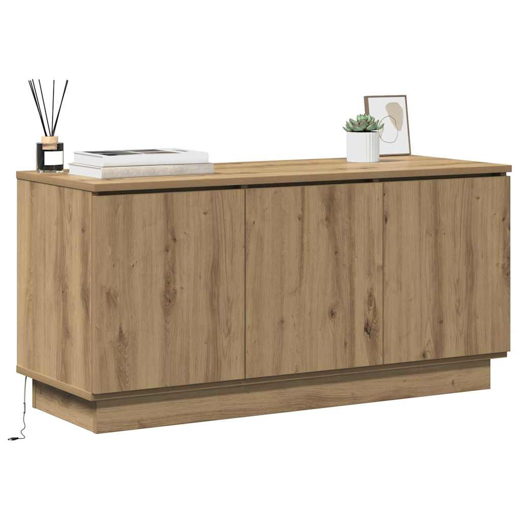 vidaXL TV Cabinet 100 x 38 x 49 cm Artisan Oak Engineered Wood