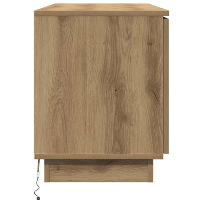 vidaXL TV Cabinet 100 x 38 x 49 cm Artisan Oak Engineered Wood