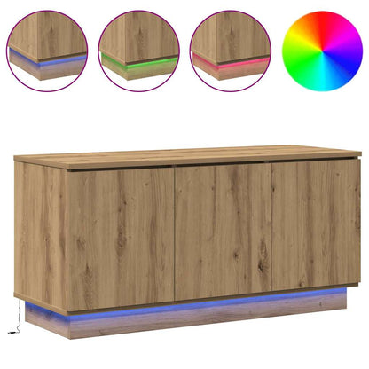 vidaXL TV Cabinet 100 x 38 x 49 cm Artisan Oak Engineered Wood