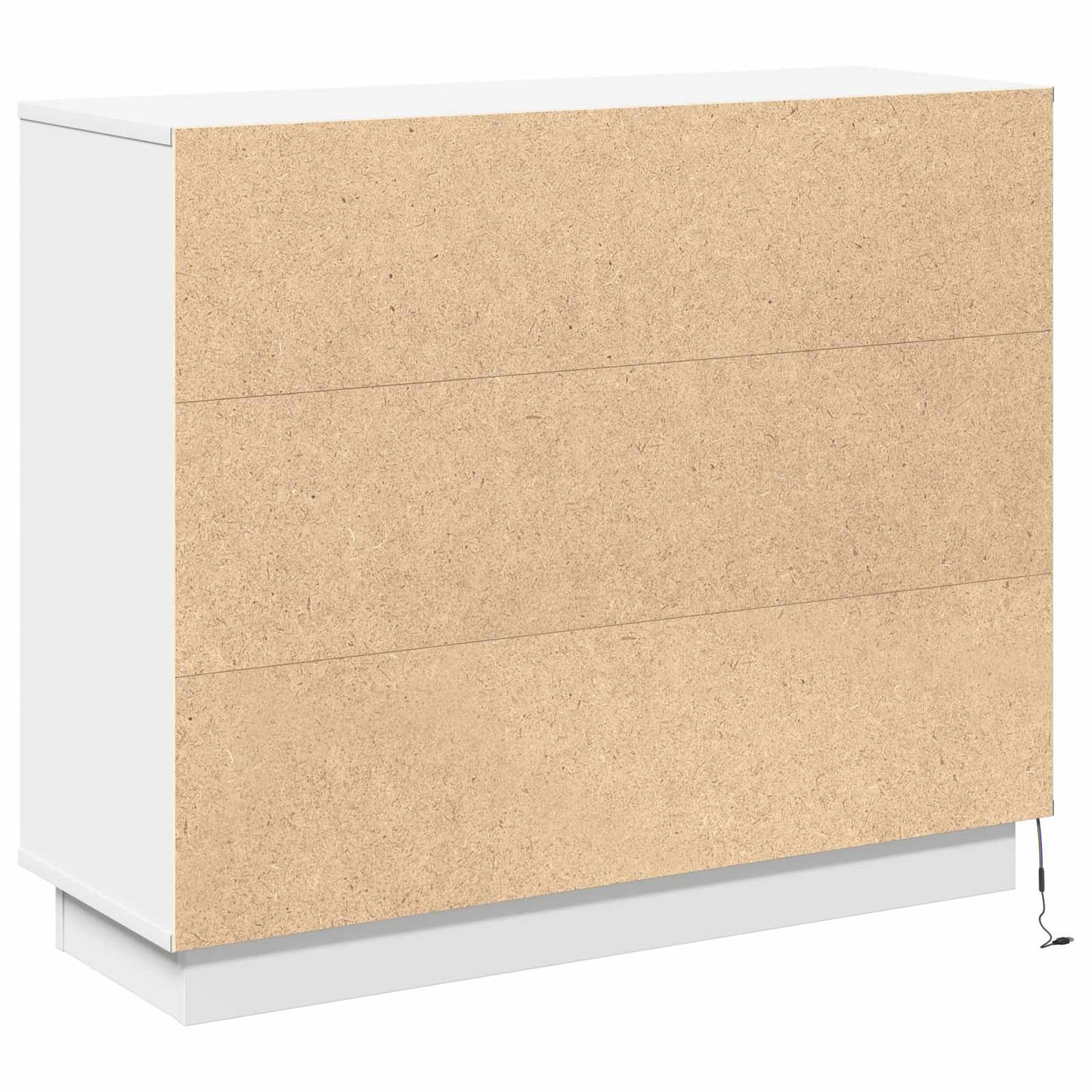 vidaXL LED Sideboard White 90 x 32 x 75 cm Engineered Wood
