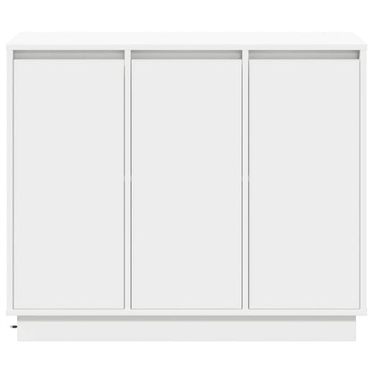 vidaXL LED Sideboard White 90 x 32 x 75 cm Engineered Wood