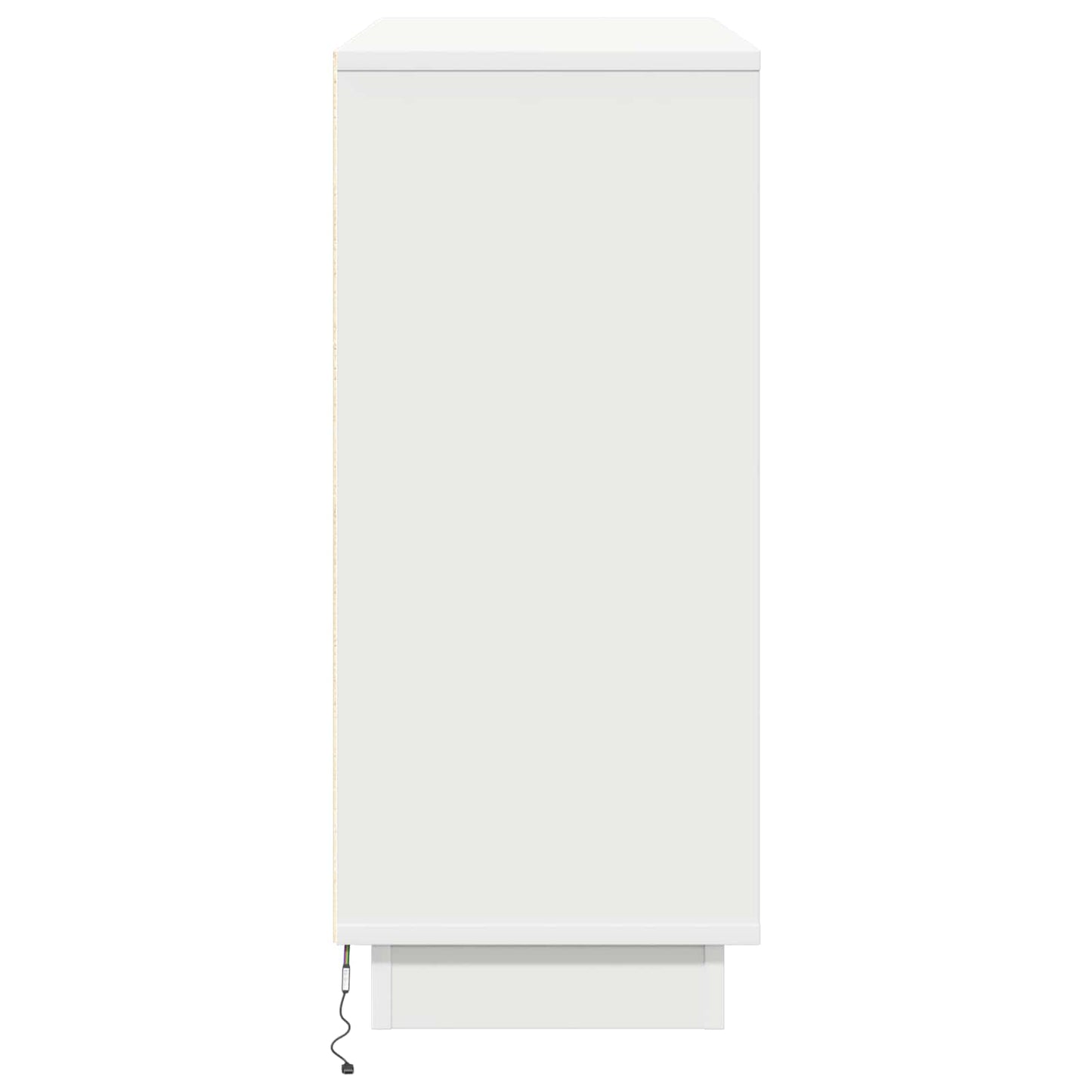 vidaXL LED Sideboard White 90 x 32 x 75 cm Engineered Wood