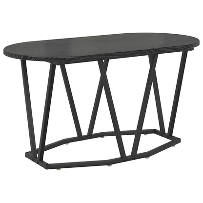 vidaXL Coffee Table Black Oak 80 x 40 x 40.5 cm