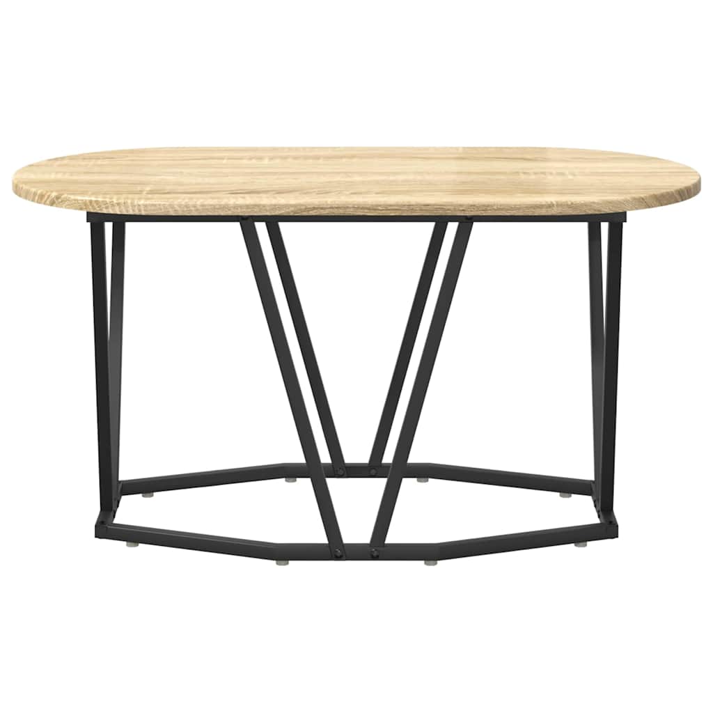 vidaXL Coffee Table Sonoma Oak 80 x 40 x 40.5 cm