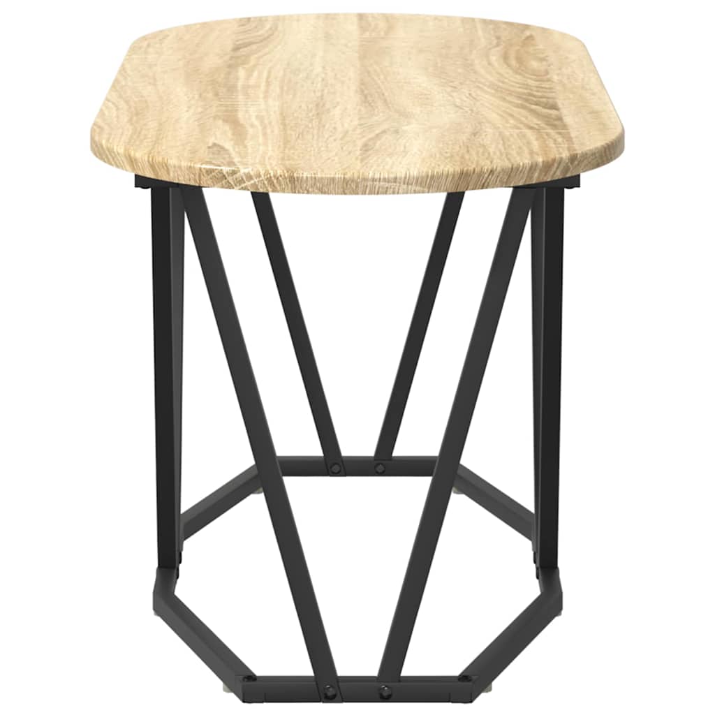 vidaXL Coffee Table Sonoma Oak 80 x 40 x 40.5 cm
