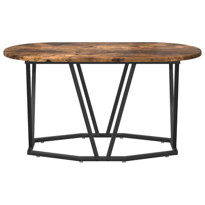 vidaXL Coffee Table Smoked Oak 80 x 40 x 40.5 cm