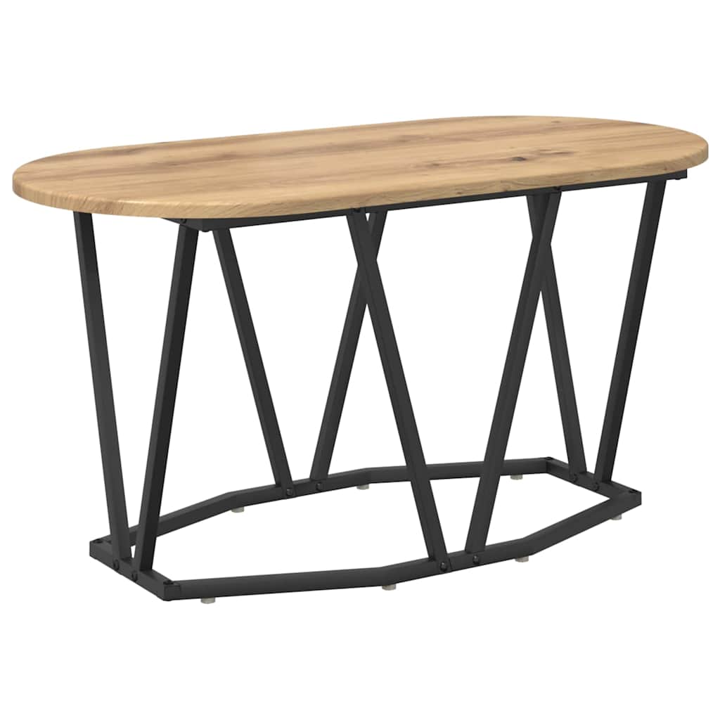 vidaXL Coffee Table Artisan Oak 80 x 40 x 40.5 cm