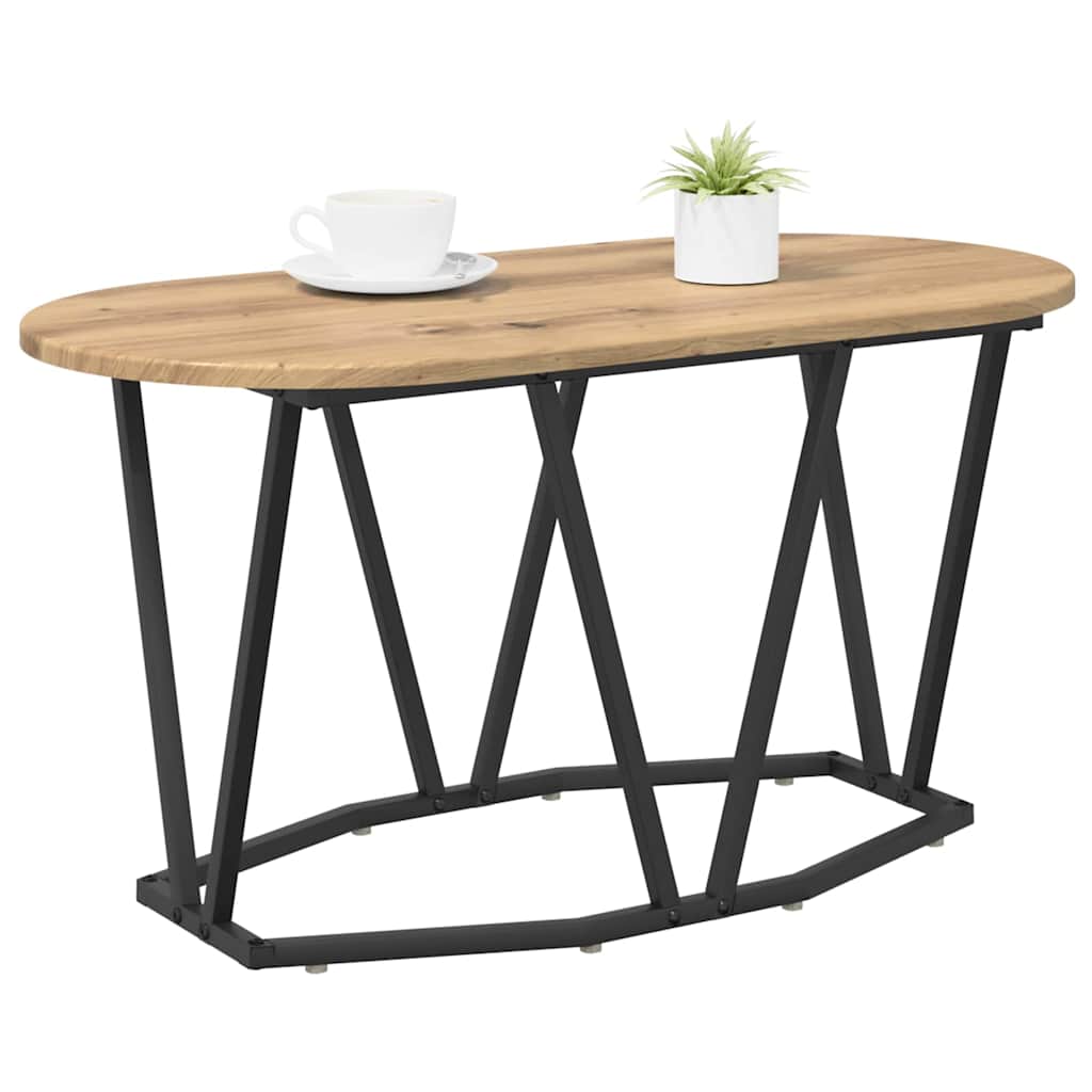 vidaXL Coffee Table Artisan Oak 80 x 40 x 40.5 cm