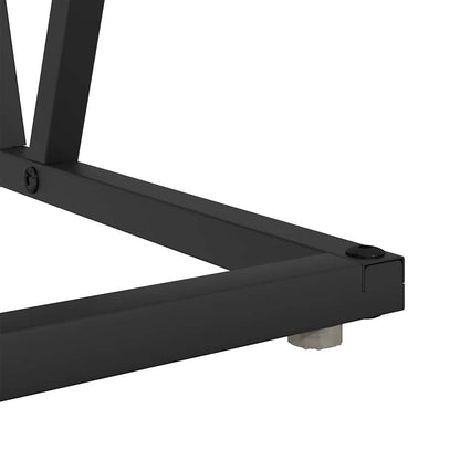 vidaXL Coffee Table Black Oak 100 x 50 x 40 cm