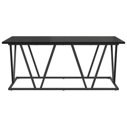 vidaXL Coffee Table Black Oak 100 x 50 x 40 cm