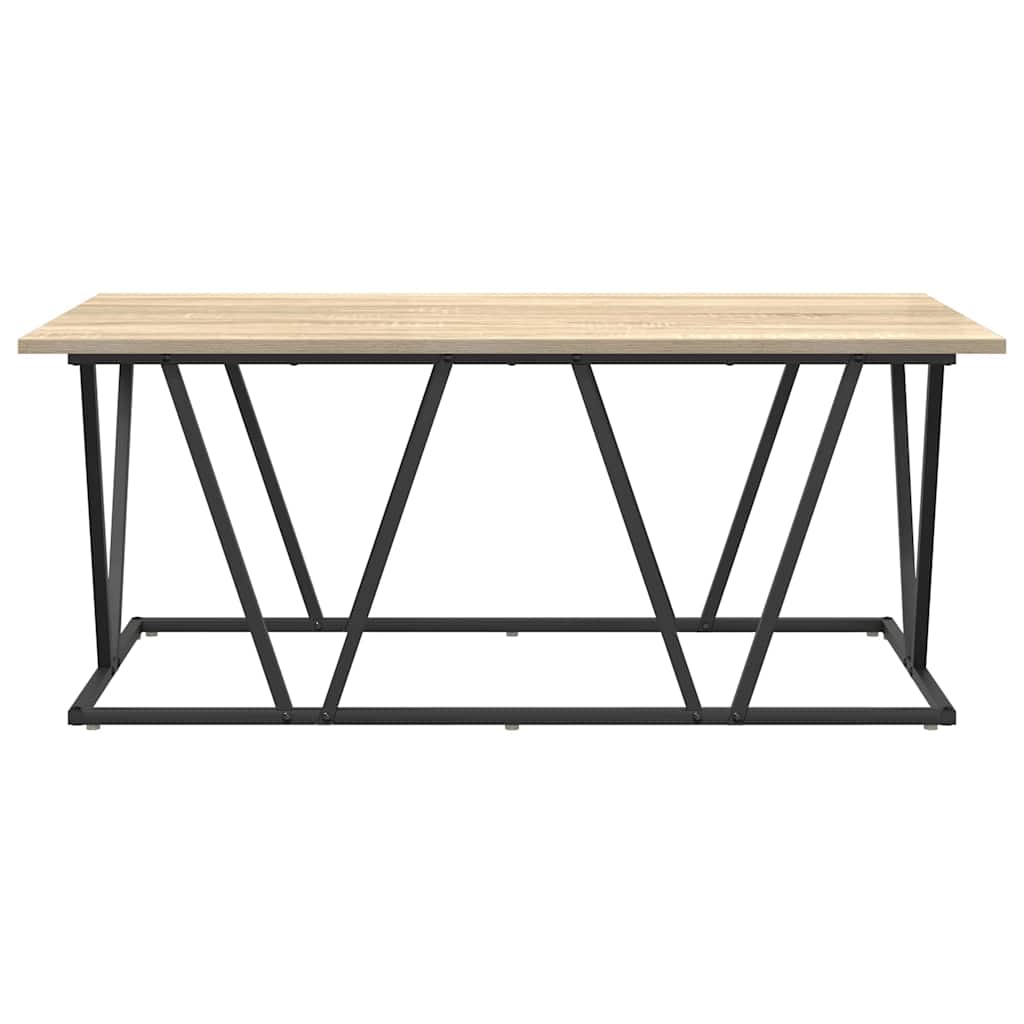 vidaXL Coffee Table Sonoma Oak 100 x 50 x 40 cm