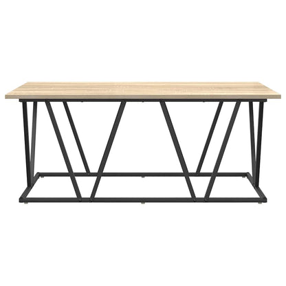 vidaXL Coffee Table Sonoma Oak 100 x 50 x 40 cm